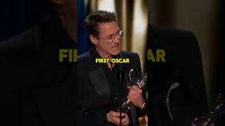 Robert Downey Junior won his first Oscar for Oppenheimer [upl. by Halihs]