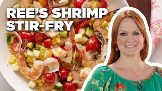 How to Make Rees 10Minute Shrimp StirFry  Food Network [upl. by Ahtennek313]