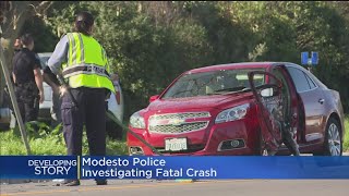 Person Killed In Modesto Crash [upl. by Airlee3]