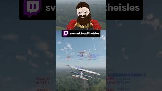 Wingless Wonders How to Crash Twice in One Flight warthunder twitchclips funnymoments gaming [upl. by Oballa]