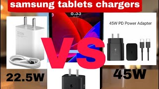 Samsung 45w 25w charger speed test  Comparison with Samsung 45w 25w and mi 22w charger [upl. by Saxela]