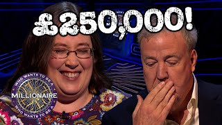 Dad Helps Daughter Win £250K  Who Wants To Be A Millionaire [upl. by Laucsap]