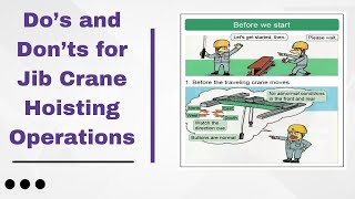 Do’s and Don’ts for Jib Crane Hoisting Operations [upl. by Nilra]