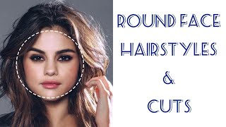 HOW TO CHOOSE HAIRSTYLES amp HAIRCUTS FOR ROUND FACE SHAPE [upl. by Nnaerb]