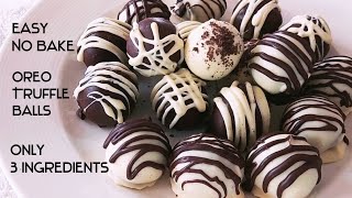 Oreo Truffles Balls with Cream Cheese Only 3 Ingredients [upl. by Remsen]