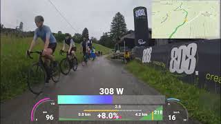 RAD RACE ONE TWENTY  DAY 1  TEAM TIME TRIAL HILLCLIMB  PB  380 Watts for over 16 Minutes [upl. by Nnaitak]