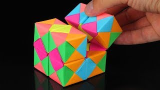 How To Make A Paper INFINITY CUBE [upl. by Leibarg300]