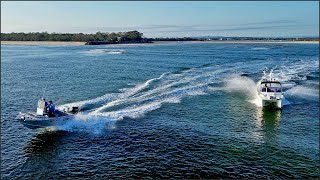 The Noosa Bar Crossing Monday morning December 4 2023 [upl. by Ahnavas]