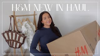 HUGE HampM HAUL  new in spring summer try on haul over £700 order [upl. by Rie]