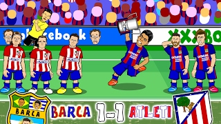 Barcelona vs Atletico Madrid 11 Goals Highlights Red Cards moreCopa Del Rey 2017 SemiFinal [upl. by Aenaj713]