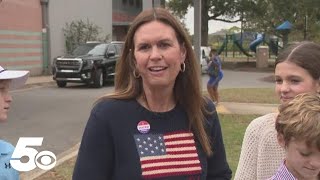 Gov Sanders casts vote in 2024 election [upl. by Airlie]