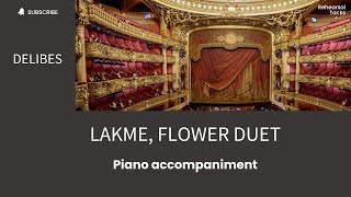 Delibes Lakme Flower duet Piano accompaniment [upl. by Hapte]