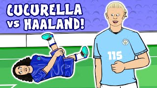 HAALAND vs CUCURELLA😂 Chelsea vs Man City 02 Goals Highlights Song [upl. by Rubbico]