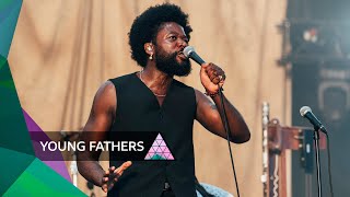 Young Fathers  I Saw Glastonbury 2023 [upl. by Burrill459]