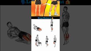 Best home workout for legs thighs and calf  without equipment for beginnersshorts youtubeshorts [upl. by Wootan]