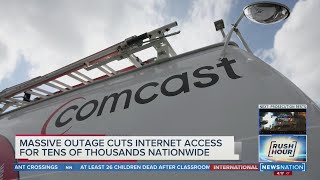 Comcast Xfinity service outage reported across country  Rush Hour [upl. by Clercq676]