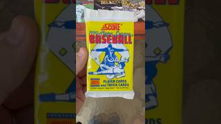 1990 Score Baseball Pack Rip baseballcards sportscards packopening junkwax rippingpacks mlbb [upl. by Leibrag]