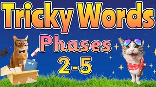 Phase 4 Tricky Words Song Sight Words Song for said have like come some what when [upl. by Ysus]