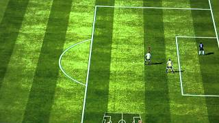 Tutorial Fifa 13 01  Como fazer gols de bicicleta e de letra [upl. by Fagan]