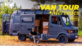 VAN TOUR  Mon fourgon aménagé amp cozy poêle salle de bain 🚌 ✨ [upl. by Rose]