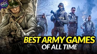 10 MindBlowing Video Games Based On Army  Best Military Games Ever Made [upl. by Clayberg]