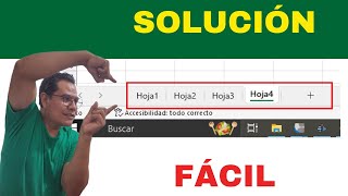 COMO MOSTRAR O HABILITAR LAS PESTAÑAS DE HOJAS EN Excel 😱✅  FUNCIONA A LA PRIMERA [upl. by Aisel]