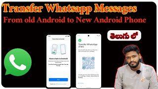 Transfer Whatsapp Messages From old Android to New Android Phone  Transfer WhatsApp Chats 2023 [upl. by Sahpec]