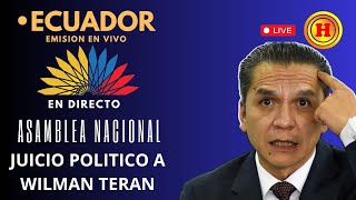 Juicio Politico contra Wilman Terán [upl. by Nellak]