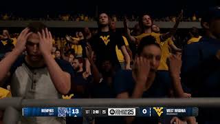 EA Sports College Football 25 Frisco Bowl  Memphis vs West Virginia  Xbox Series X 4K60FPS [upl. by Nnylakcaj]