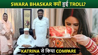 Swara Bhaskars Picture With Maulana Sajjad Nomani Creates Controversy  Katrina Kaif [upl. by Emory]