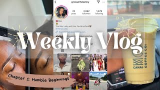 Weekly Vlog  LIFE UPDATE SOLO ESTHETICIAN HOW IS MY BUSINESS GOING BROW WAX AND TINT AND MORE [upl. by Rebmaed]