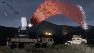 A10 WarthogThunderbolt II in Action vs CRAM  Phalanx CIWS  Military Simulation  ArmA 3 [upl. by Ennasirk]