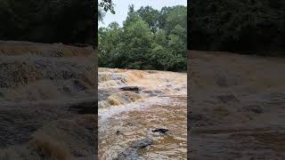 North Deep Creek Falls near Yadkinville NC ShoreStyers Mill Park after Rainfall [upl. by Nissie]