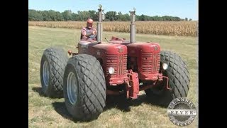 International Harvester 400 Diesel Twin Engine Garrett Tractor  Classic Tractor Fever [upl. by Screens]