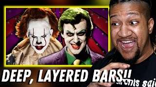 Reaction to The Joker vs Pennywise Epic Rap Battles Of History [upl. by Nappie]