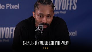 Spencer Dinwiddie  202324 Lakers Exit Interviews [upl. by Nysa]