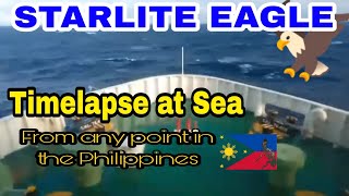 Timelapse of Passenger Vessel in bad weather  Starlite Eagle  Starlite Ferries SeajeeTv [upl. by Einnob]