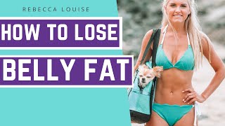 How To LOSE BELLY FAT 5Minute ABS  Rebecca Louise [upl. by Bahner263]