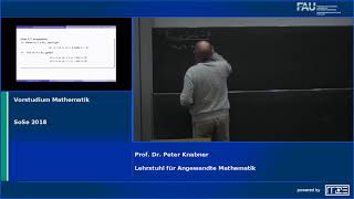 Vorstudium Mathematik – Vorlesung 6 – natürliche Zahlen [upl. by Yajiv]