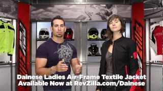 Dainese Ladies AirFrame Textile Jacket Review at RevZillacom [upl. by Si]