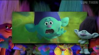 Trolls  Young Branchs Song Danish Bluray Version HD [upl. by Yednarb]