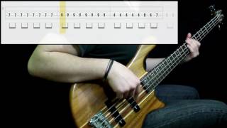 Scandal  Shunkan Sentimental Bass Cover Play Along Tabs In Video [upl. by Knowland]