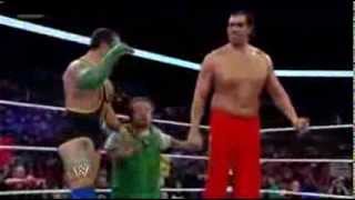 WWE  Santino Marella gets his cobra charmed Smackdown 9272013 [upl. by Dorej606]