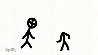 Animation of a stick man dodging a punch [upl. by Fennie425]