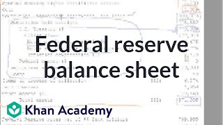 Federal Reserve Balance Sheet [upl. by Annoval105]