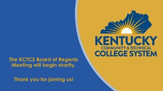 KCTCS Board of Regents System Policy and Planning Committee [upl. by Vina]