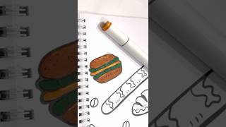 🍔✨ art satisfying asmr shorts [upl. by Georgine]