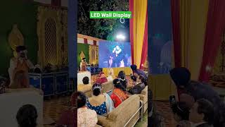 LED Wall Display  Wedding LED Wall Display Setup  Moment Maker [upl. by Dahl410]