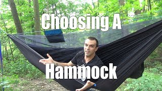 Beginner Hammock Camping Part 2  Choosing a Hammock [upl. by Yatnoed]