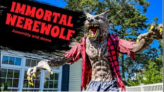 Home Depot Immortal Werewolf Assembly and Demo [upl. by Harragan174]